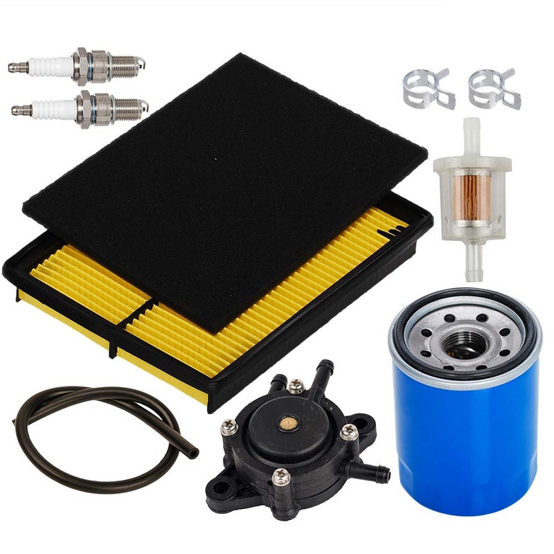 HIFROM Air Filter Pre Cleaner Oil Filter Fuel Pump Filter Line Spark Plug Tune Up Kit Replacement for Honda GX610 GX620 GX670 GXV620 18 20 24HP Replace 17210-ZJ1-841 17210-ZJ1-842 - Image 1